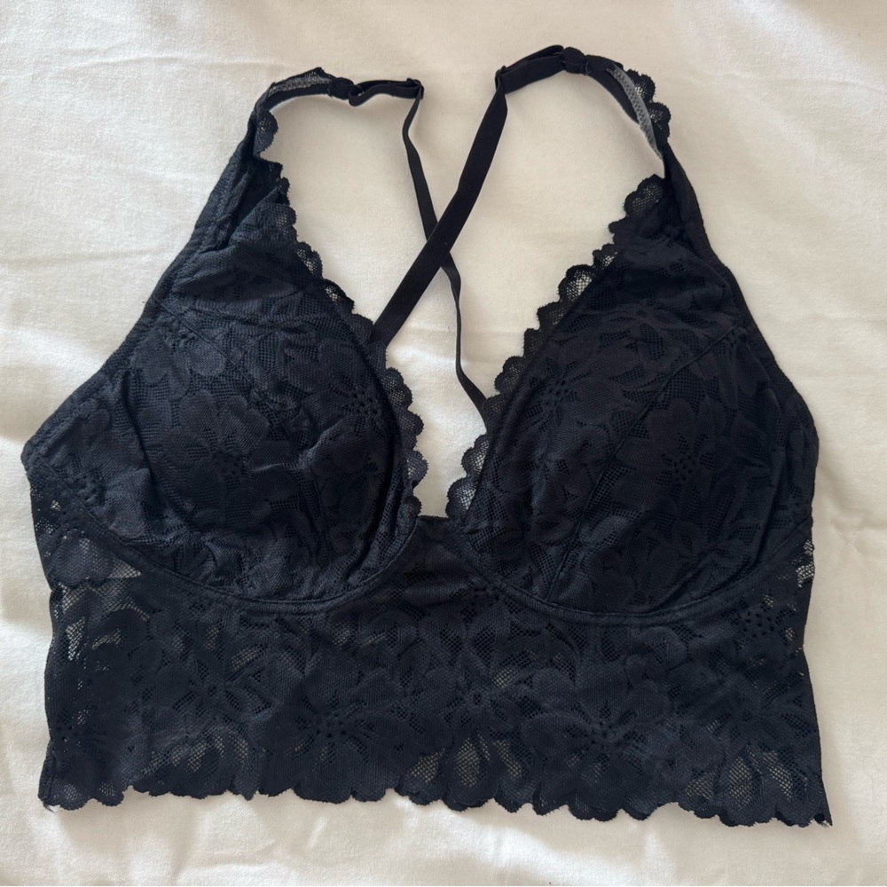 Razorback Black Lace Bralette - NWOT